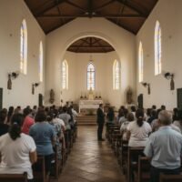 Cícero Lucena é o único pré-candidato ao governo na missa de Santo Antônio em Piancó