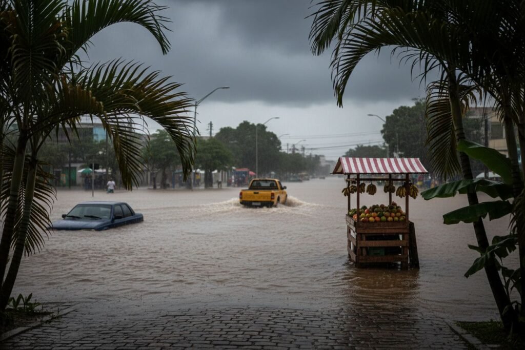 Alerta de chuvas intensas em João Pessoa e 69 cidades da Paraíba nesta terça